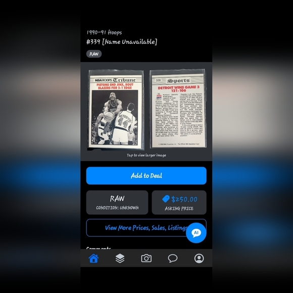 RAW MINT ~ 1990 NBA HOOPS TRIBUNE ~ BASKETBALL CARD LOT OF 8 - Picture 9 of 10